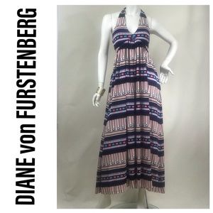 DVF Summer Must Backless Maxi Dress - Size 4